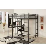 Two Levels Bed With Desk AFU 2LB4