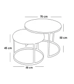 ⁦Coffee Table AFU CT9⁩ - الصورة ⁦2⁩