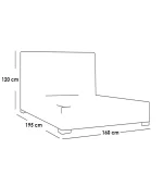 ⁦Single Bed AFU SB6⁩ - الصورة ⁦2⁩